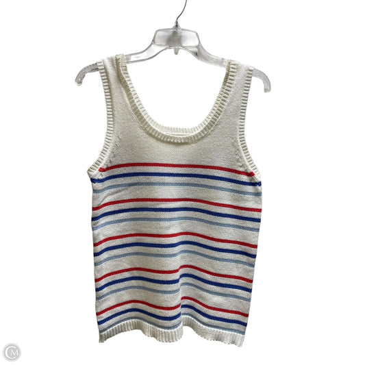 Top Sleeveless By Skies Are Blue In White, Size: S