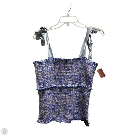 Top Sleeveless By Anthropologie In Blue, Size: M