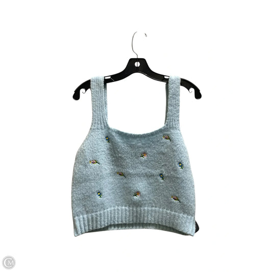 Top Sleeveless By English Factory In Blue, Size: L