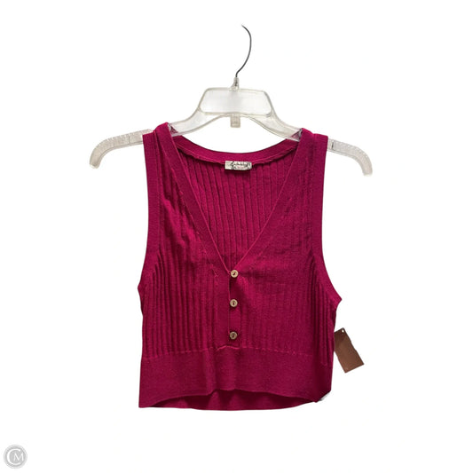 Top Sleeveless By Free People In Pink, Size: Xs