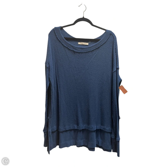 Top Long Sleeve By We The Free In Blue, Size: S