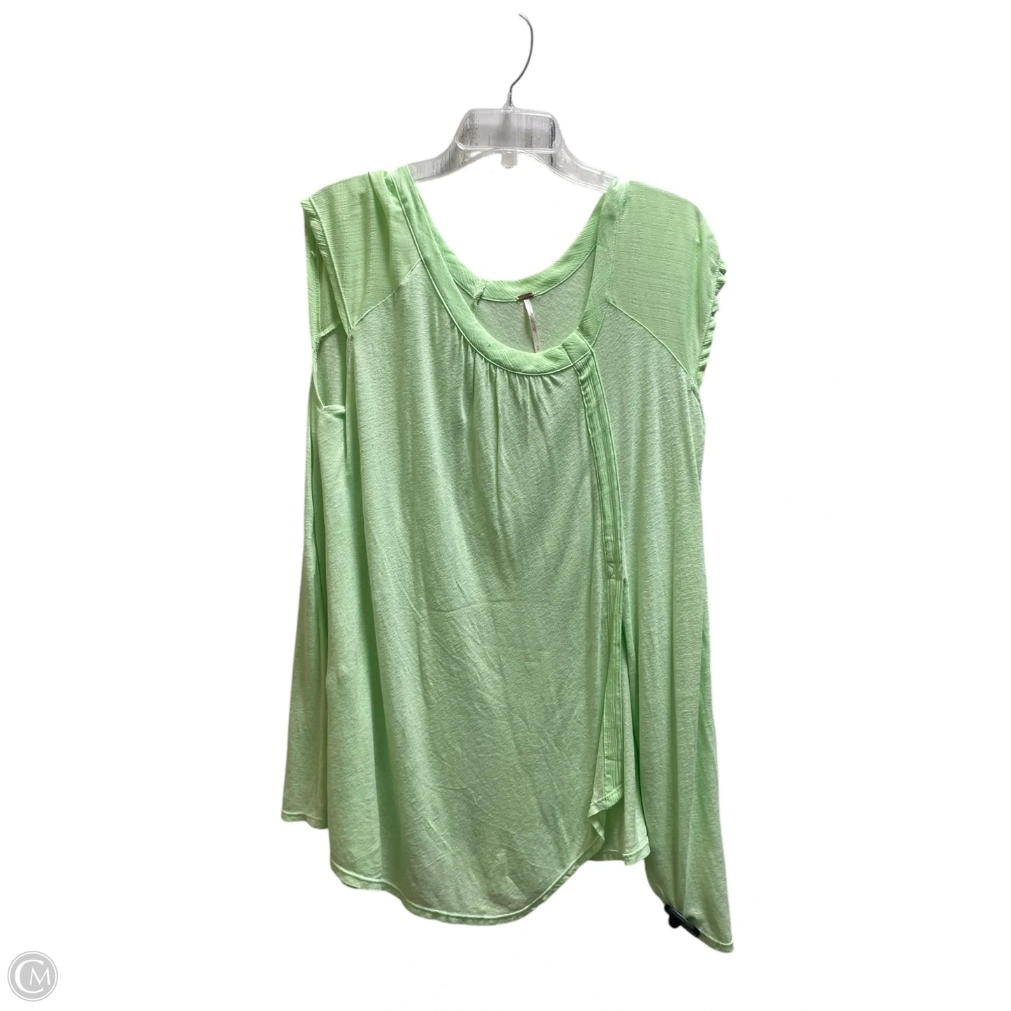 Top Short Sleeve By Free People In Green, Size: M
