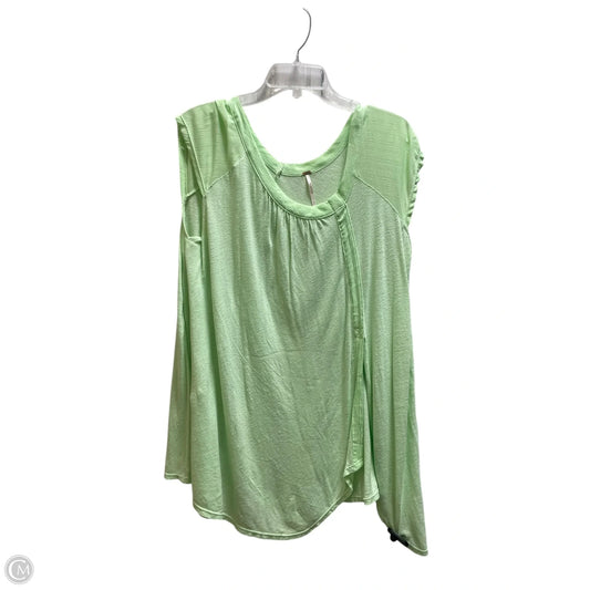 Top Short Sleeve By Free People In Green, Size: M