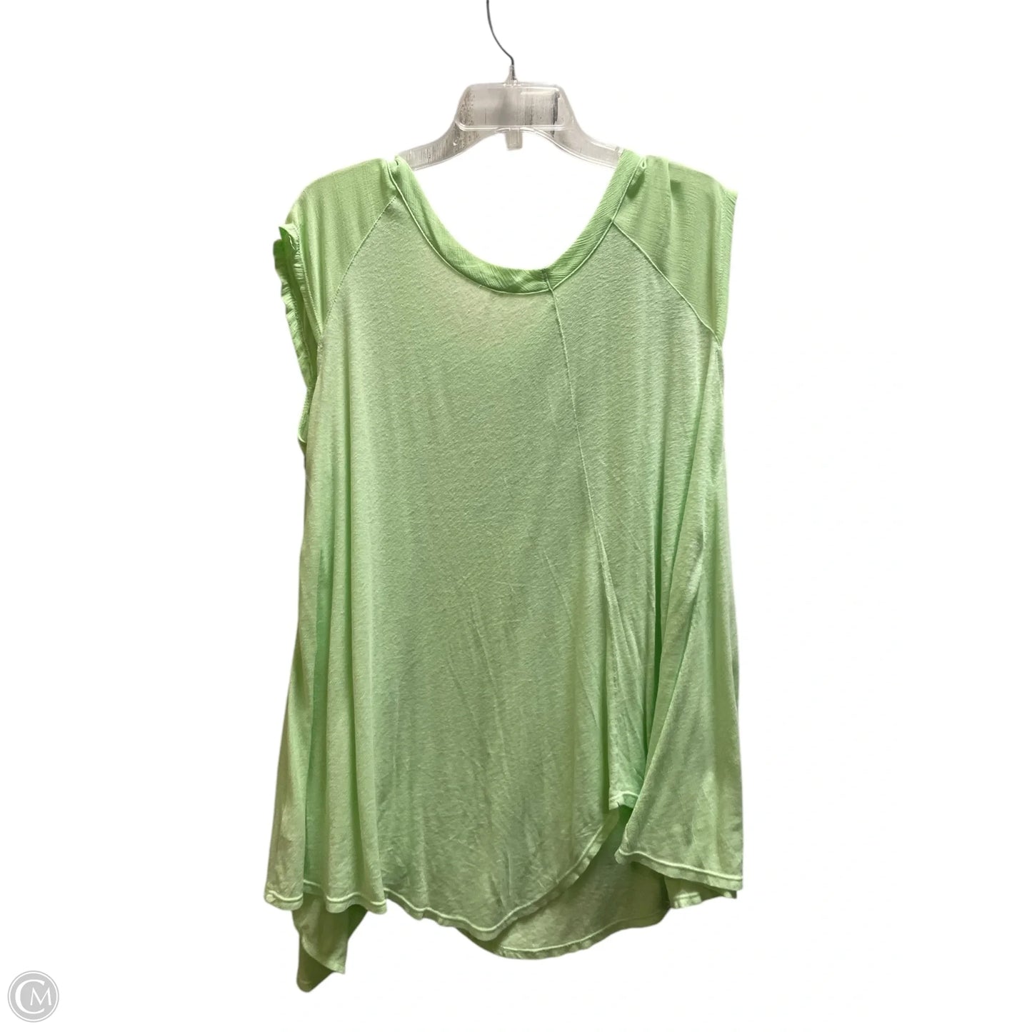 Top Short Sleeve By Free People In Green, Size: M