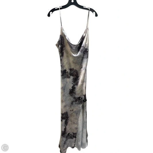 Dress Casual Maxi By Clothes Mentor In Grey, Size: L
