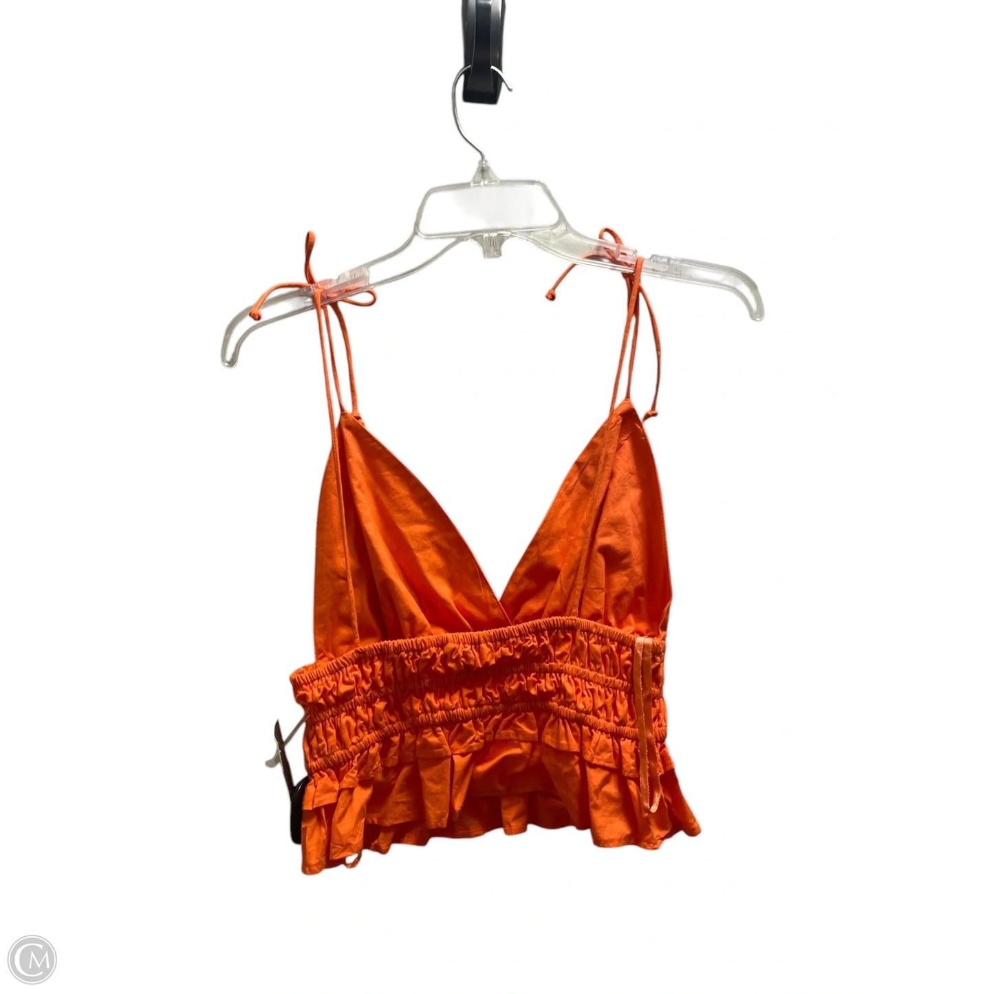 Top Sleeveless By Clothes Mentor In Orange, Size: S