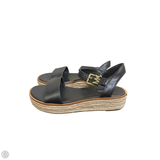 Sandals Designer By Michael Kors In Black, Size: 6.5