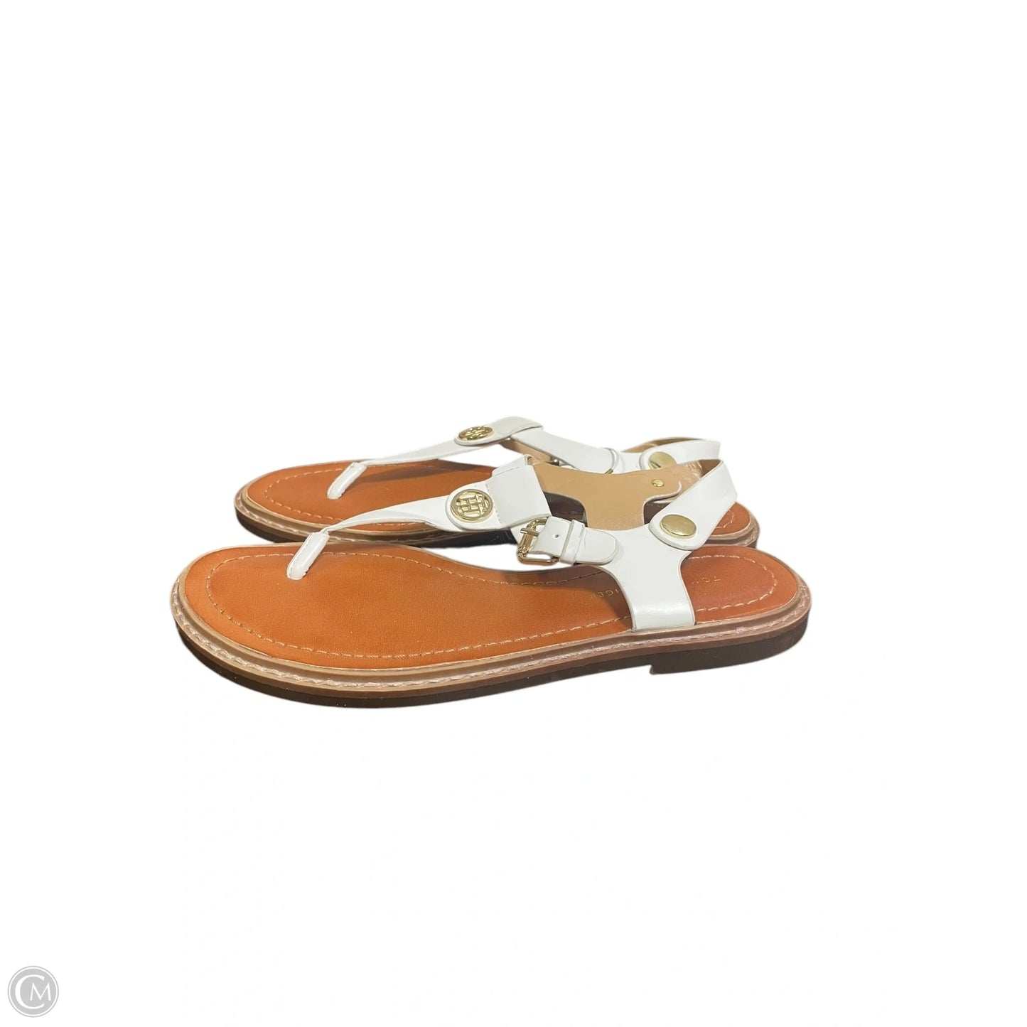 Sandals Flats By Tommy Hilfiger In White, Size: 6.5