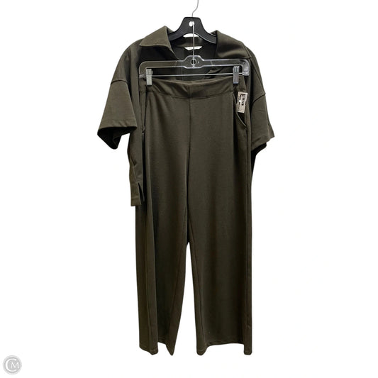 Pants Set 2pc By Max Studio In Green, Size: S