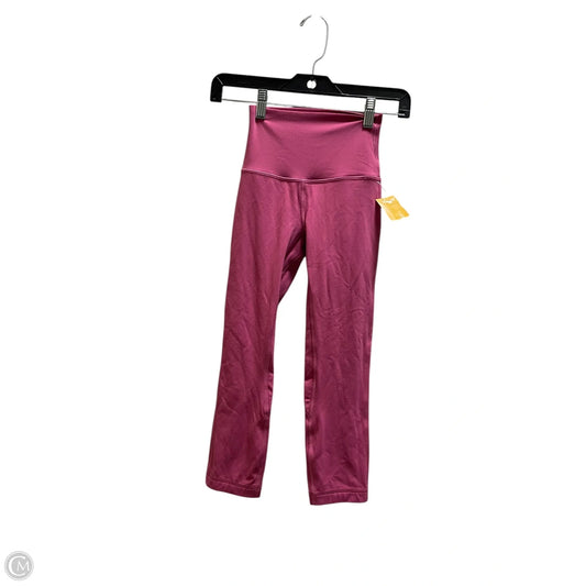 Athletic Leggings By Lululemon In Pink, Size: 0