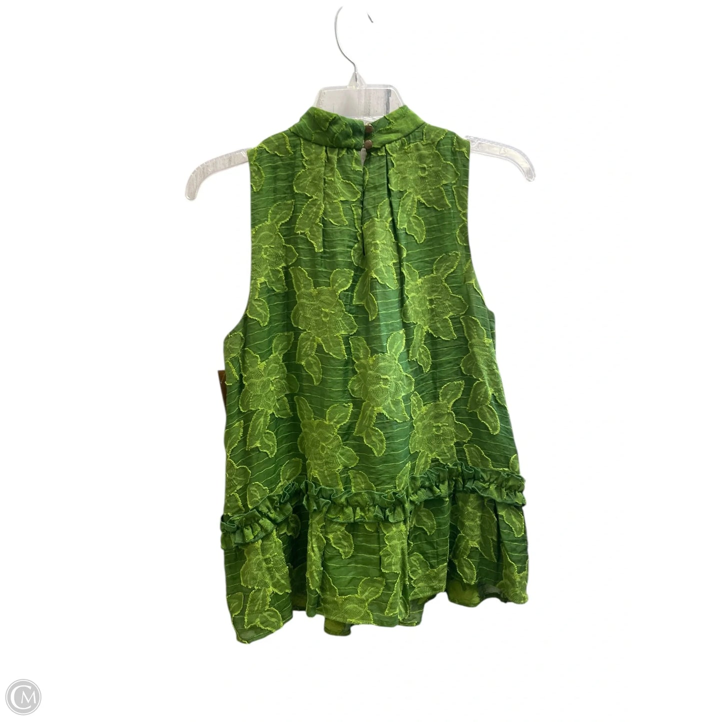 Top Sleeveless By Maeve In Green, Size: S