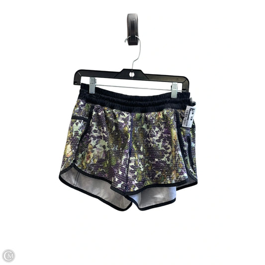 Athletic Shorts By Lululemon In Multi-colored, Size: 8