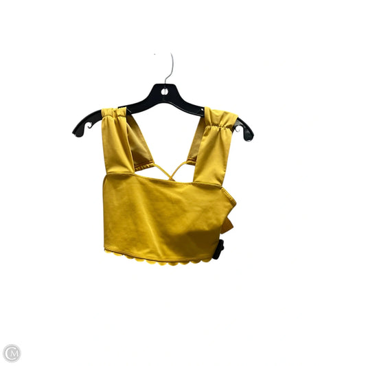 Athletic Bra By Free People In Yellow, Size: S