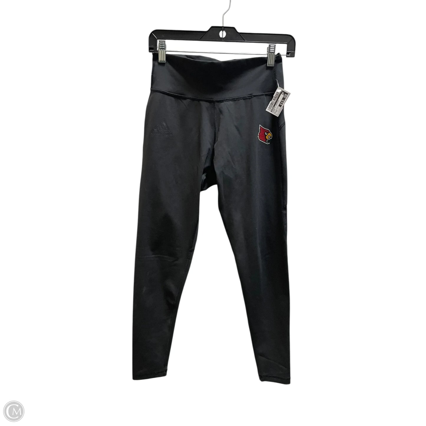 Athletic Leggings By Adidas In Black, Size: M