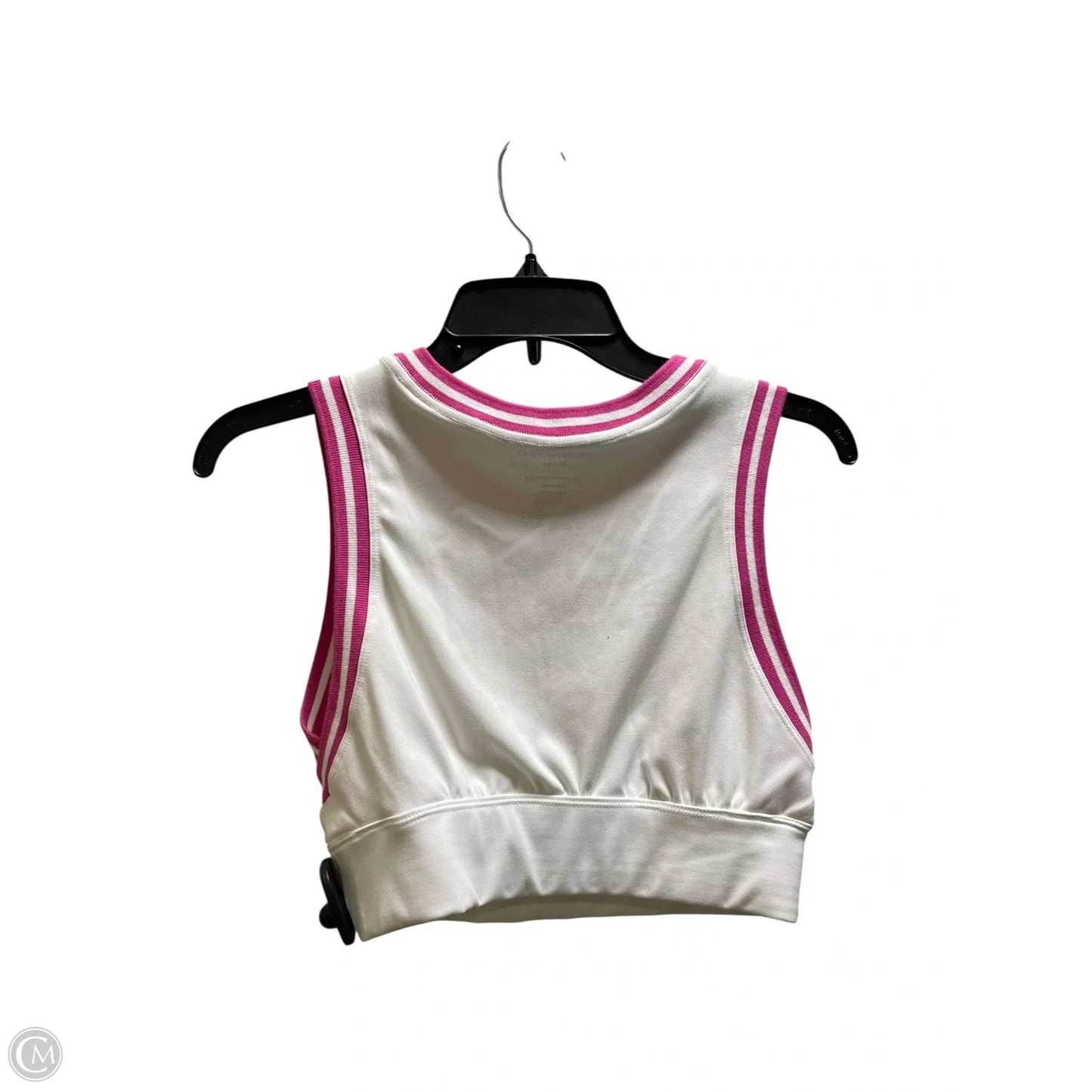 Athletic Bra By Clothes Mentor In White, Size: M