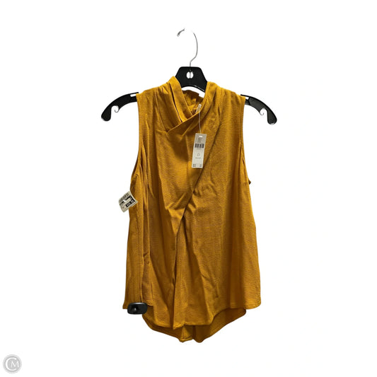 Top Sleeveless By Maeve In Yellow, Size: Xs