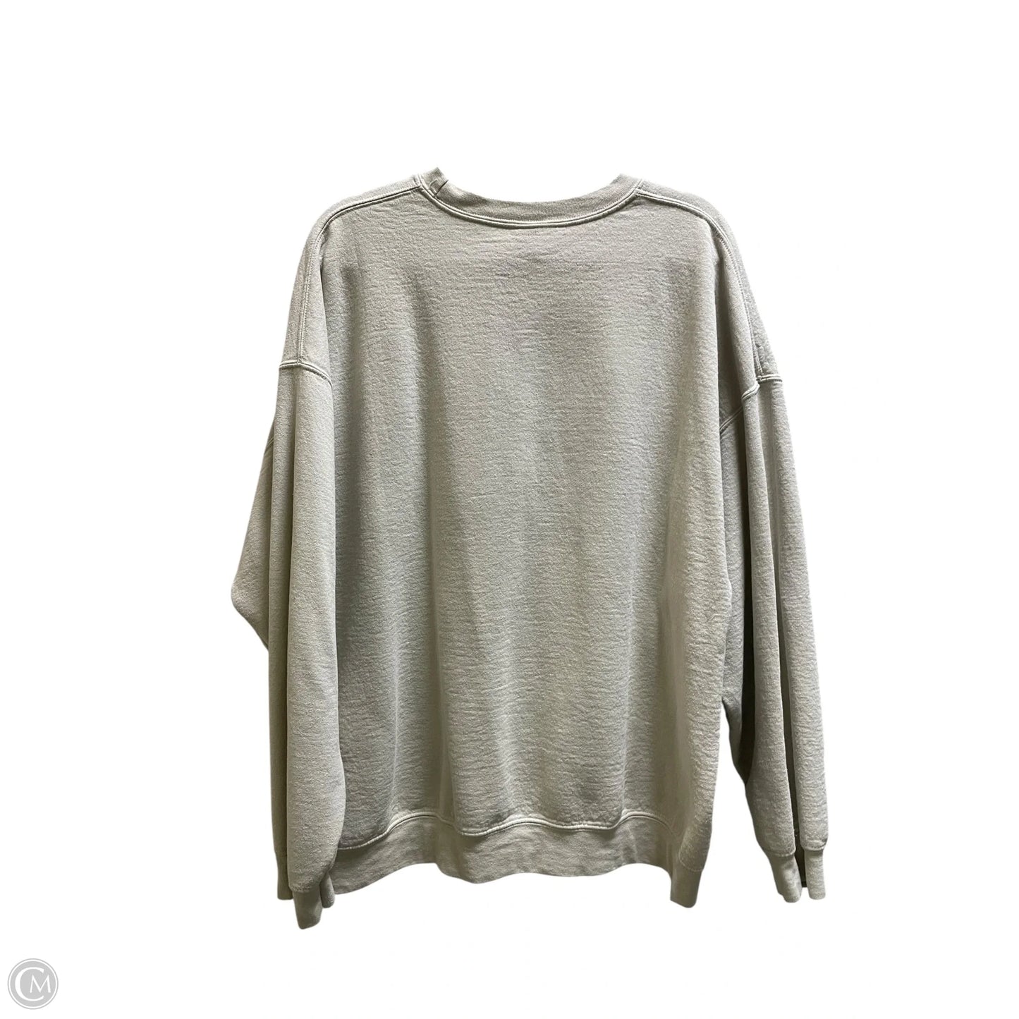 Sweatshirt Crewneck By Clothes Mentor In Tan, Size: 2x