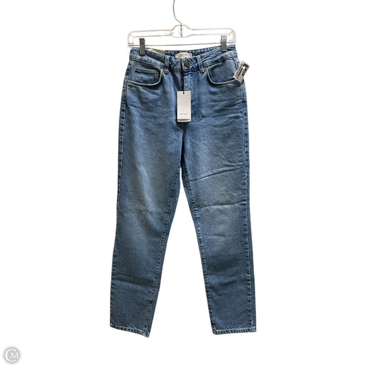 Jeans Straight By Reiss In Blue Denim, Size: 4
