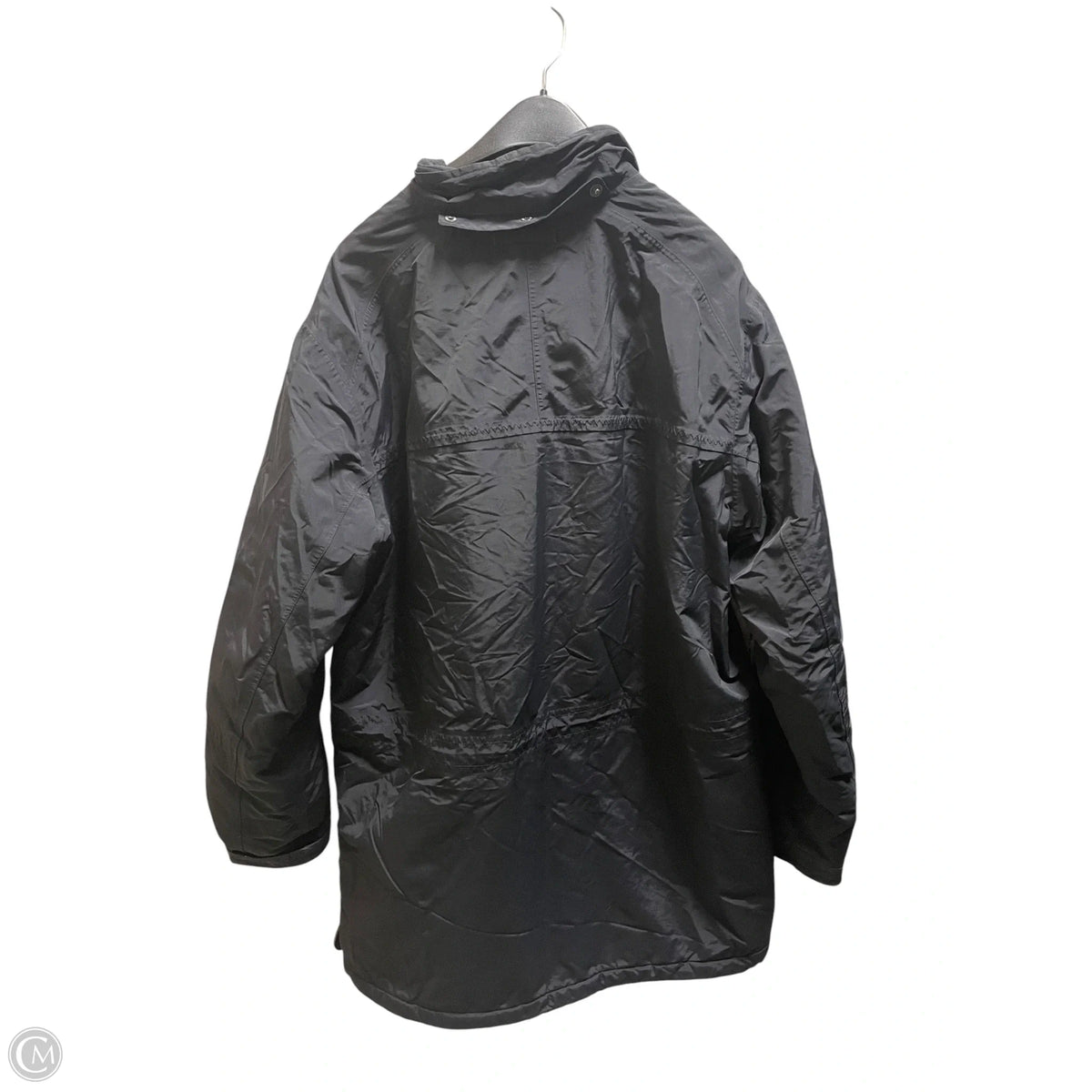 Coat Parka By Lands End In Black, Size: L