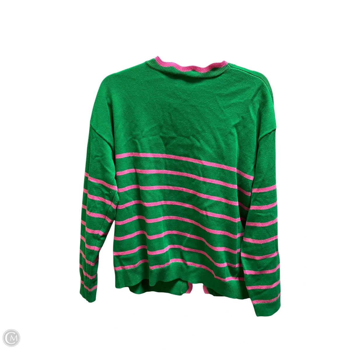Sweater By Clothes Mentor In Green, Size: L