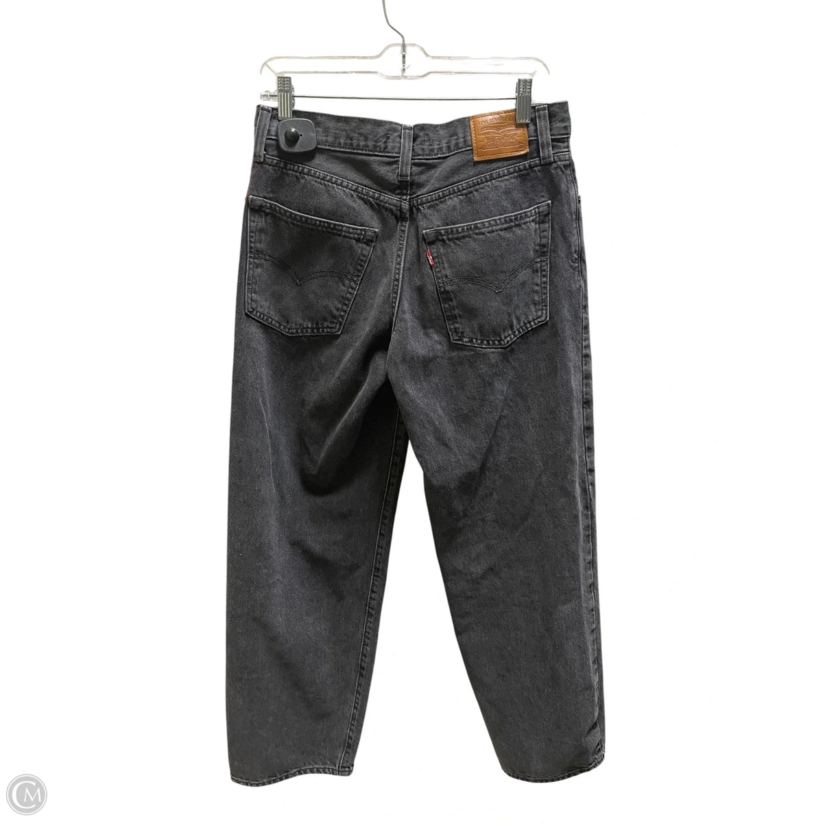 Jeans Boyfriend By Levis In Black Denim, Size: 6
