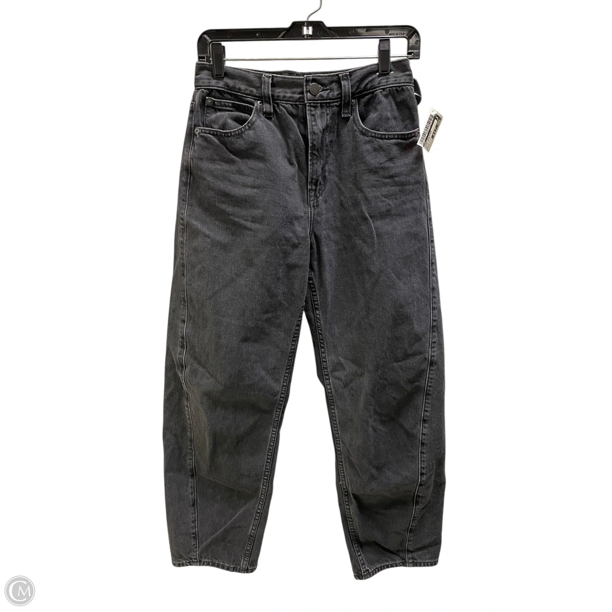 Jeans Boyfriend By Gap In Black Denim, Size: 2