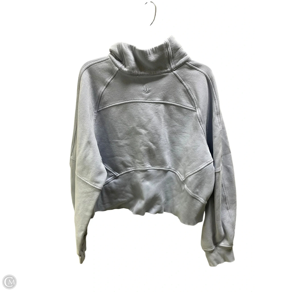 Sweatshirt Collar By Lululemon In Blue, Size: Xl