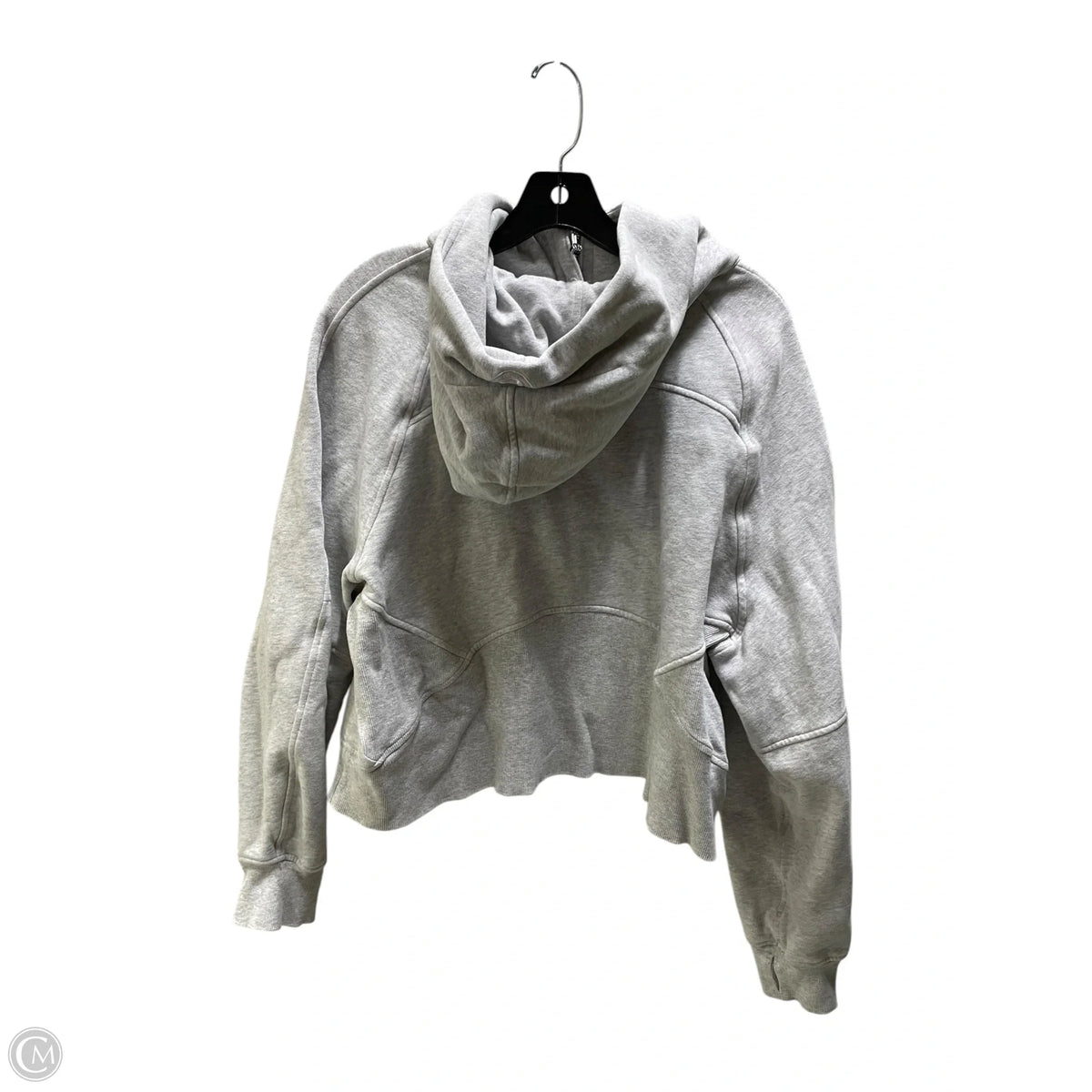 Sweatshirt Hoodie By Lululemon In Grey, Size: Xl