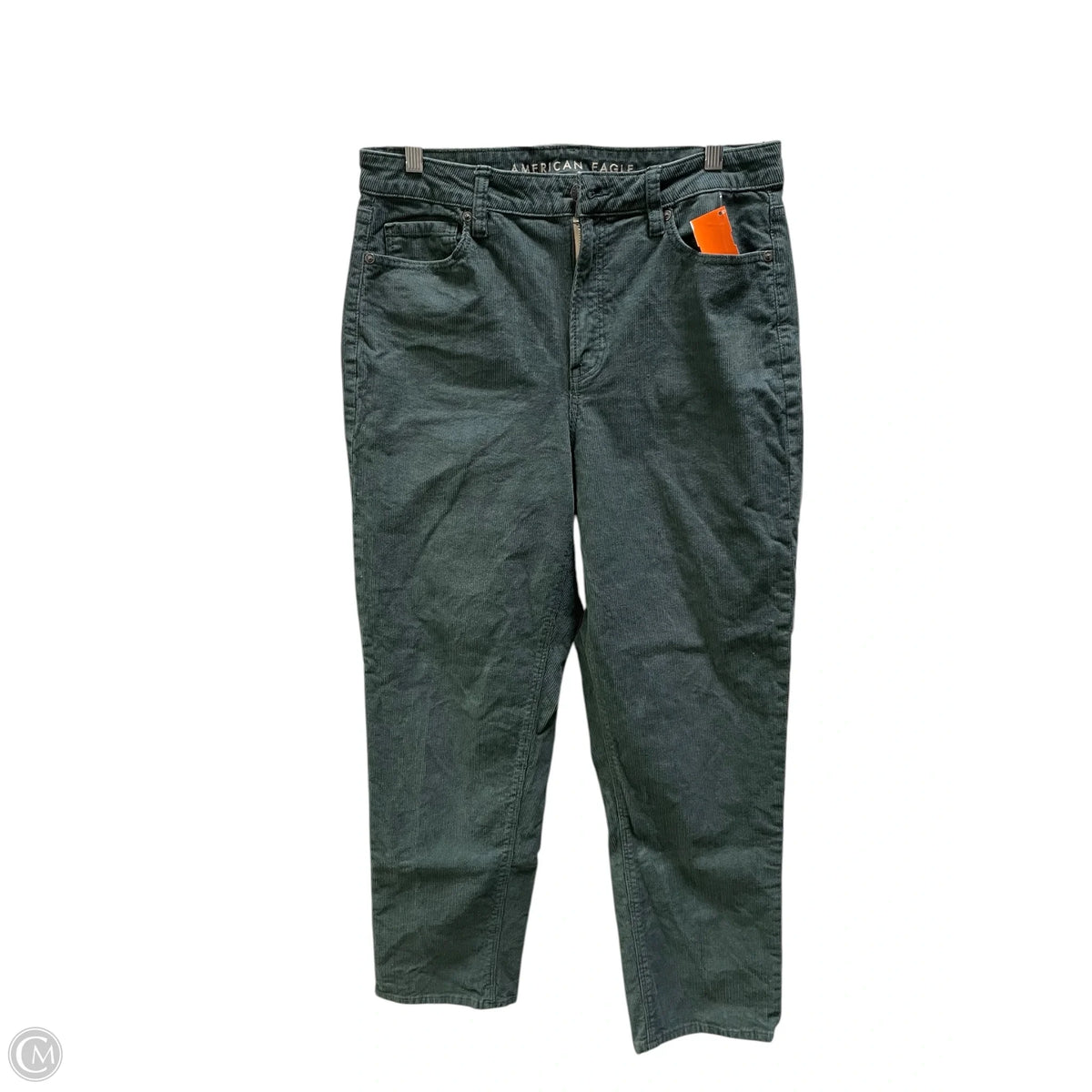 Pants Corduroy By American Eagle In Green, Size: 10