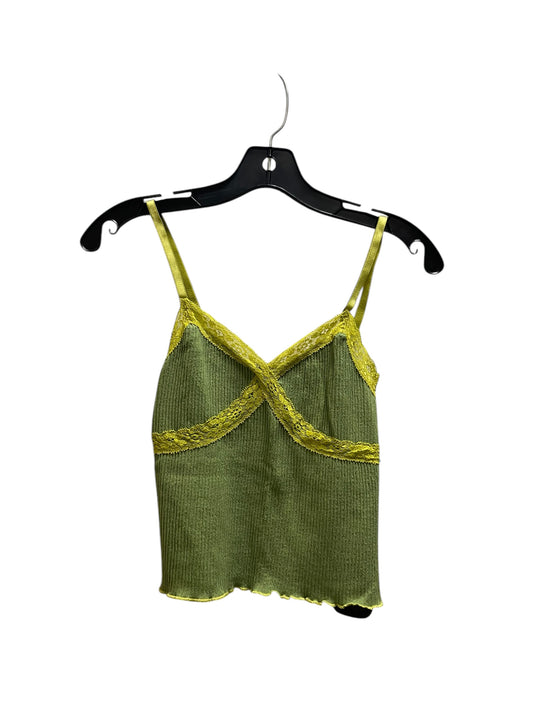 Top Sleeveless By Bdg In Green, Size: M