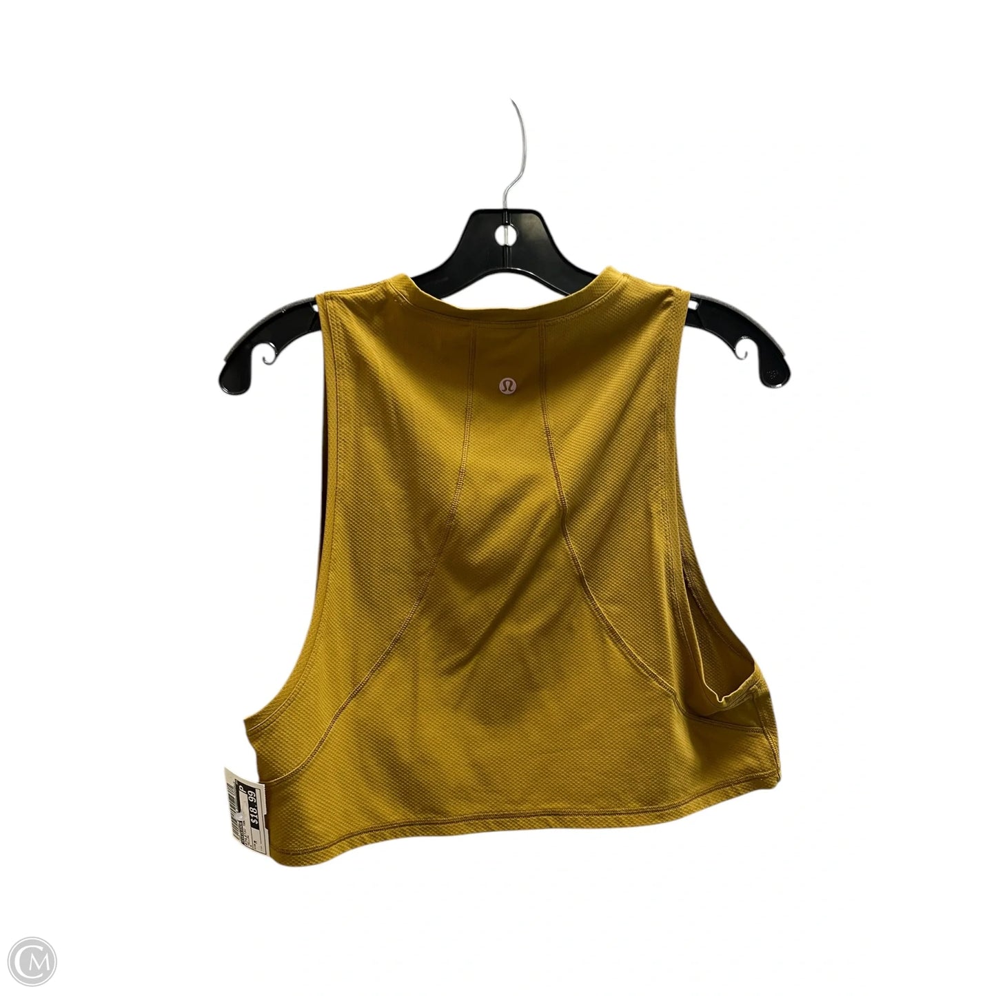 Athletic Tank Top By Lululemon In Yellow, Size: M