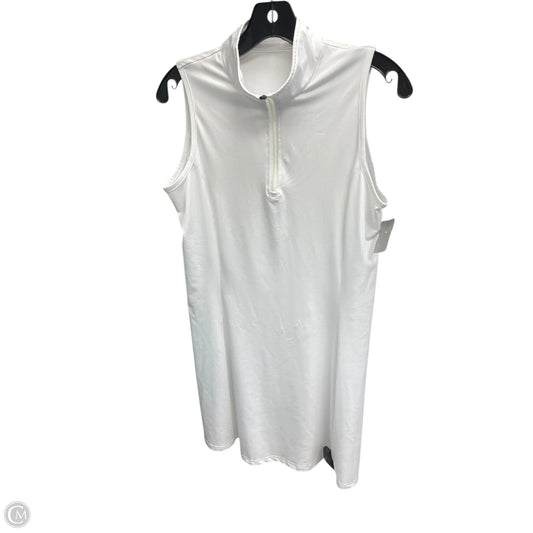 Athletic Dress By Clothes Mentor In White, Size: L