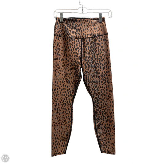 Athletic Leggings By Good American In Animal Print, Size: M