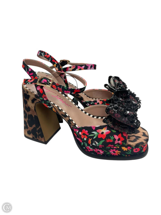 Shoes Heels Block By Betsey Johnson In Multi-colored, Size: 7