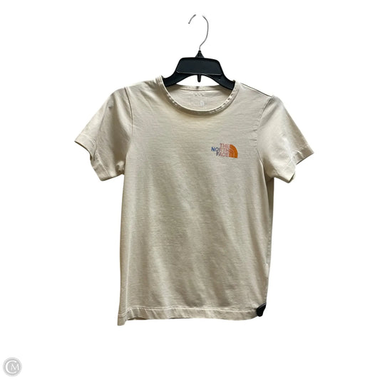 Top Short Sleeve By The North Face In Tan, Size: S