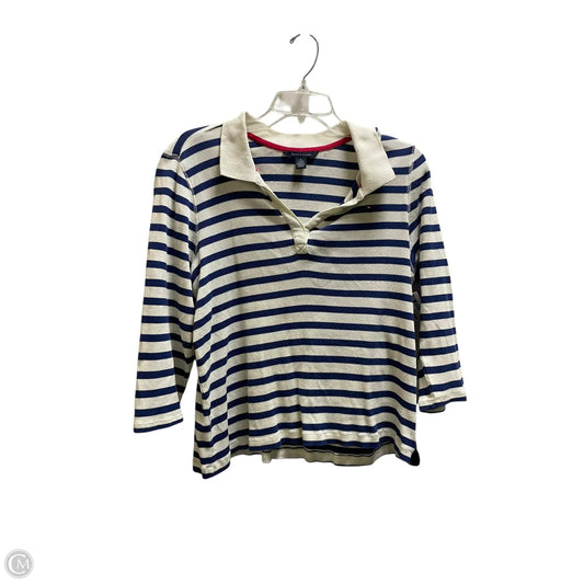 Top Long Sleeve By Tommy Hilfiger In Striped Pattern, Size: Xl