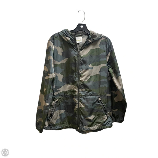 Athletic Jacket By Aerie In Camouflage Print, Size: Xs
