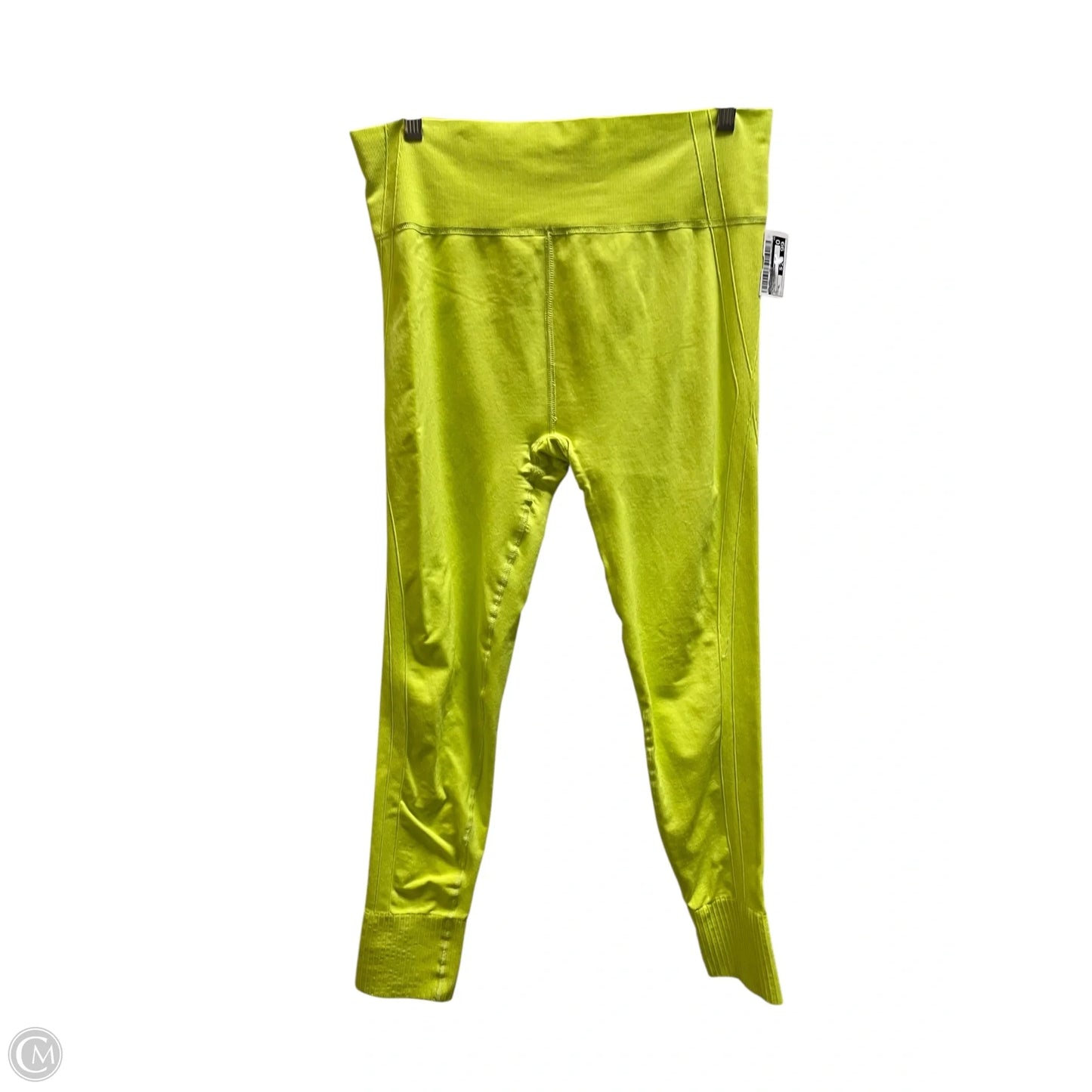 Athletic Leggings By Anthropologie In Yellow, Size: Xl