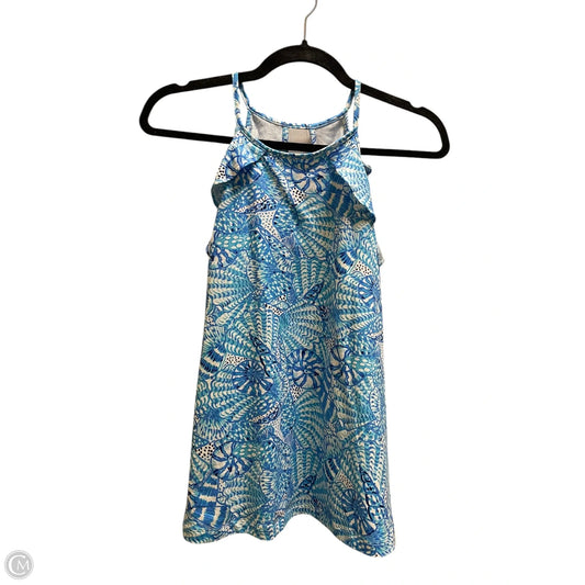 Top Sleeveless Designer By Lilly Pulitzer In Blue, Size: M