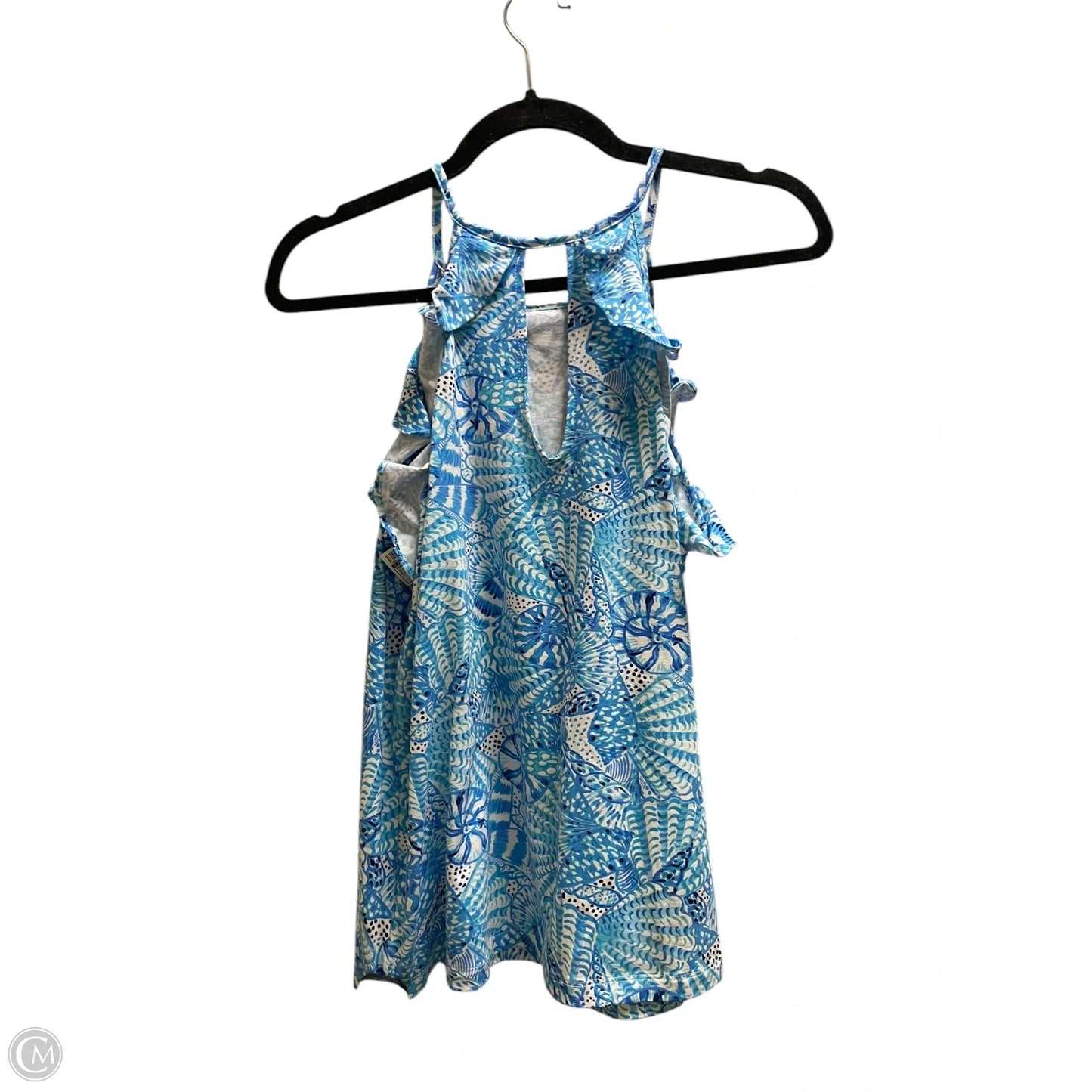 Top Sleeveless Designer By Lilly Pulitzer In Blue, Size: M