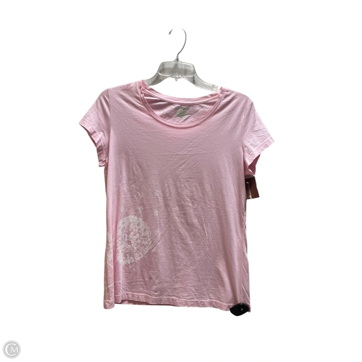 Top Short Sleeve Designer By Lilly Pulitzer In Pink, Size: M