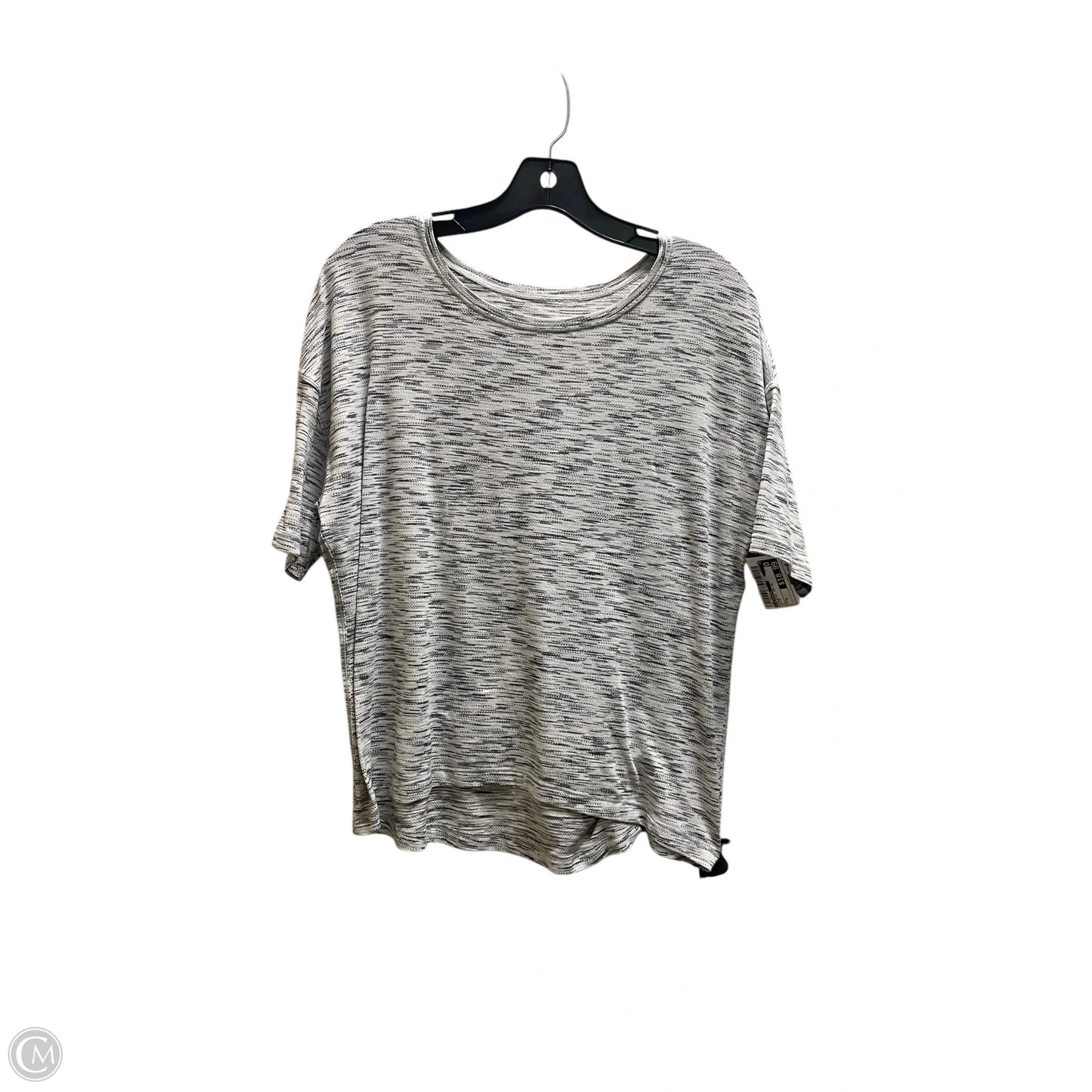 Athletic Top Short Sleeve By Lululemon In White, Size: S