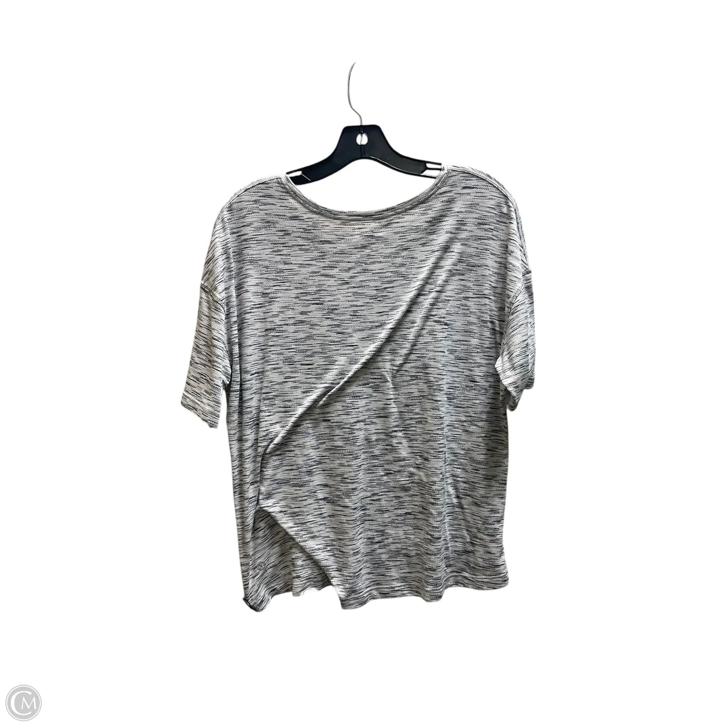 Athletic Top Short Sleeve By Lululemon In White, Size: S