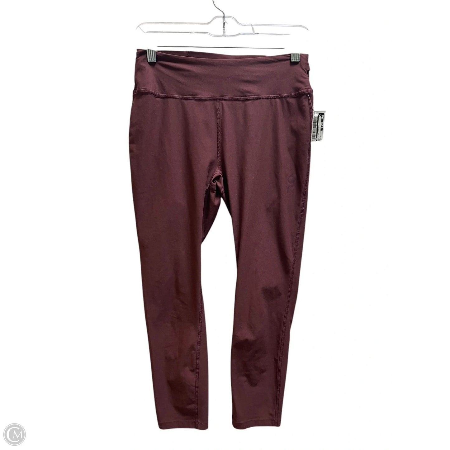 Athletic Leggings By On In Red, Size: M