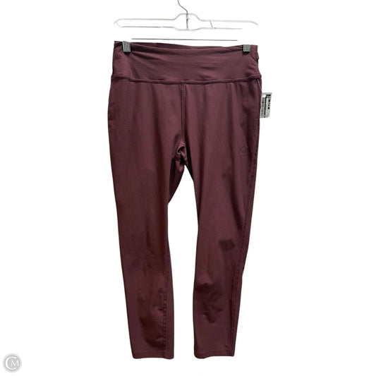 Athletic Leggings By On In Red, Size: M