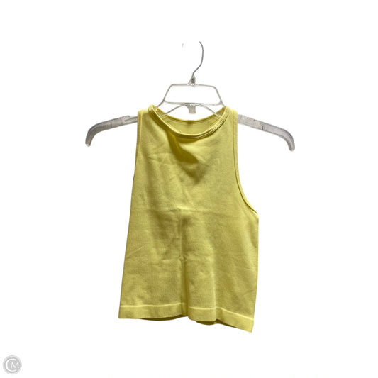 Top Sleeveless By Free People In Yellow, Size: Xs