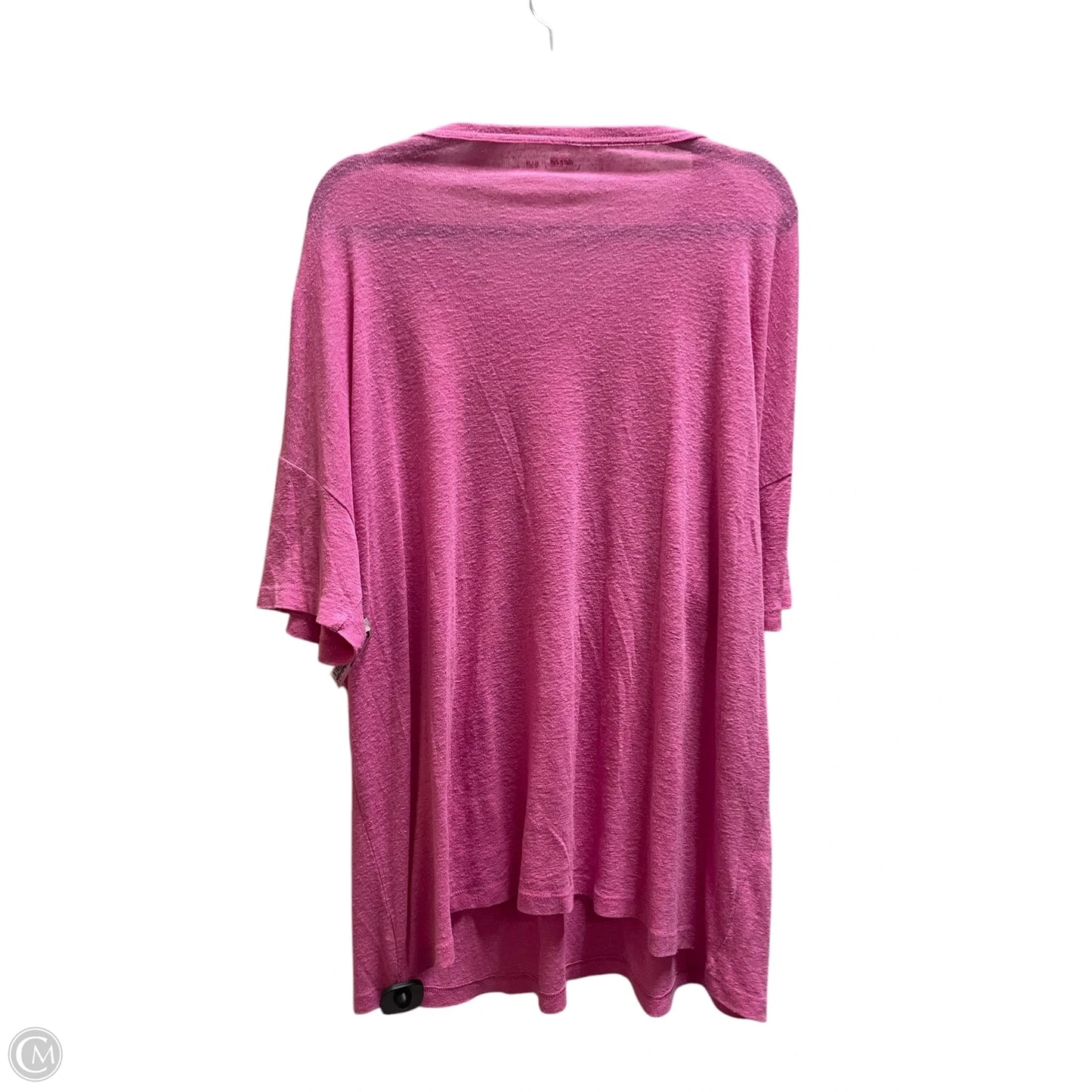 Top Short Sleeve Basic By Aerie In Pink, Size: Xl