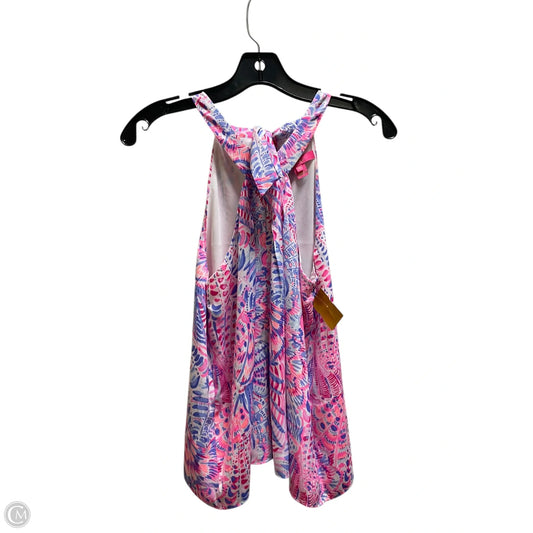 Top Sleeveless Designer By Lilly Pulitzer In Pink, Size: Xs