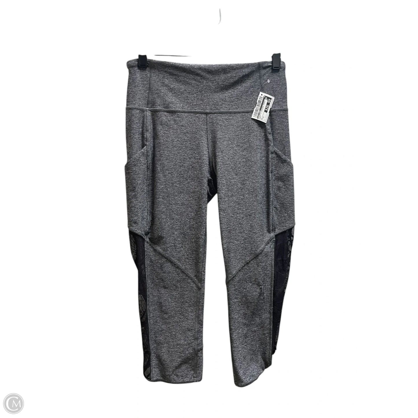 Athletic Leggings Capris By Luli Fama In Grey, Size: 8