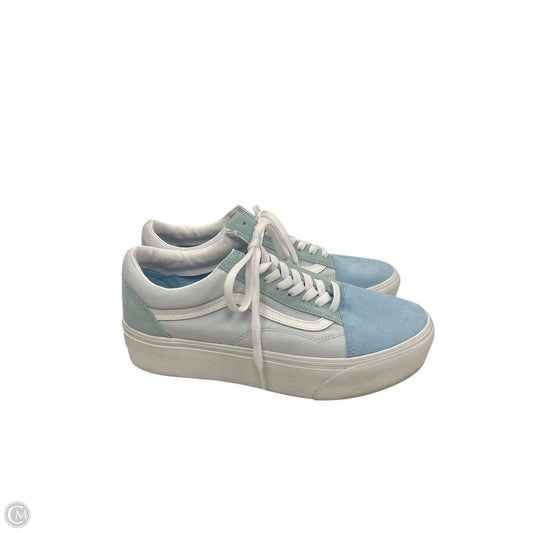 Shoes Sneakers By Vans In Blue, Size: 10.5